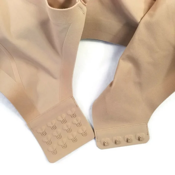 Honey Love Sand Silhouette Wireless Smoothing Bra Womens 2X EUC